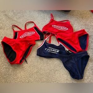 3 lifeguard swimsuits